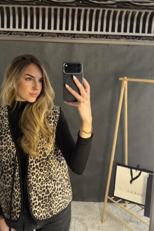 Tigrovaná vesta MINI leopard