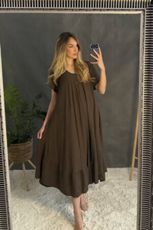 Šaty LEMY brown (0622)
